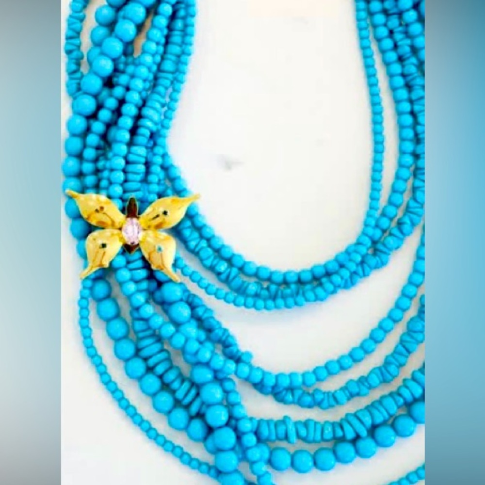 Sassy Jones Lola Beaded Chain - Butterfly